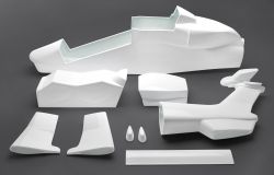 Tiger fuselage, complete 10-piece set