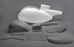 Front fuselage part Hughes 500 D/E 1:5