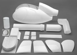 Hughes MD 520N fuselage (17 parts)