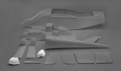 Exhaust pipes, 2pc.