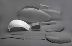 Hughes 500 D canopy (1:5 scale)