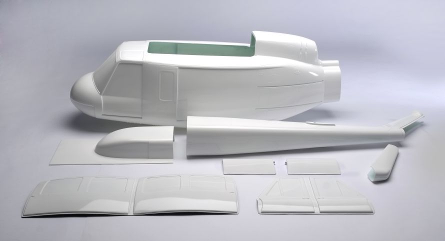 GRP set 10-part Bell UH-1D 1:8
