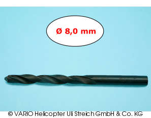 Twist drill 8.0 mm