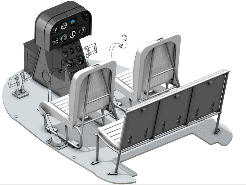 Cockpit Alouette II V2