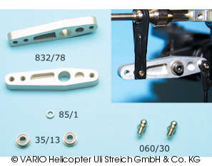 Mixer lever, aluminium