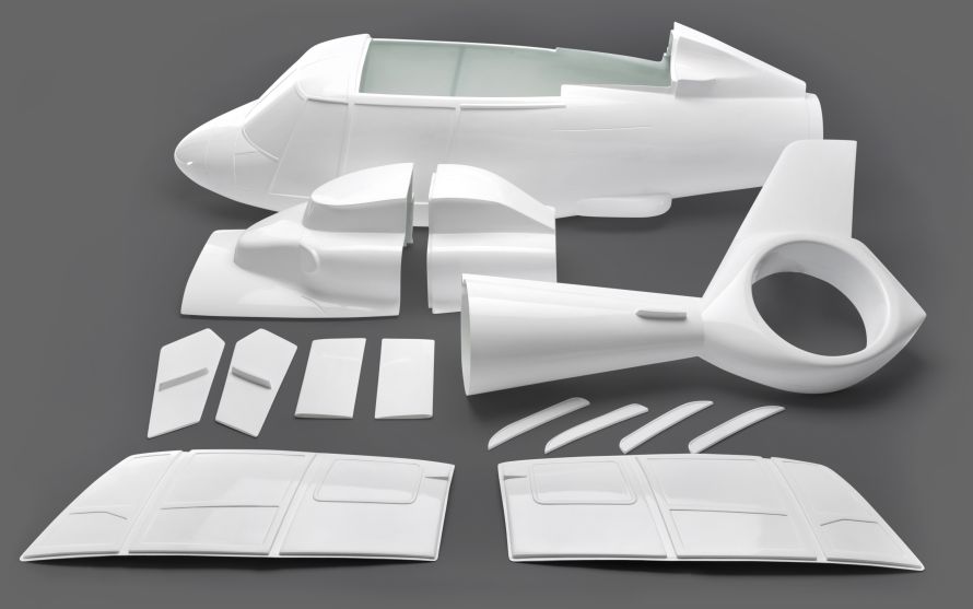 Fuselage, Dauphin, 18-piece