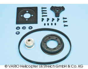 Motor mount kit for electric motors with 8 mm shaft