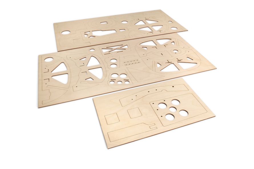 Hughes 500 1:5 Turbine bulkheads