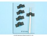 Skid clamp 10 mm &empty;, GRP
