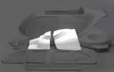 Dome covers H135 1:4, 2-pc.