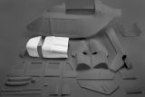 BK 117 upper turbine cowlings
