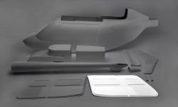 Door set Jet Ranger 1:4, right