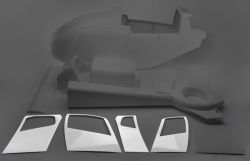 Door set H120 1:4, 4-part