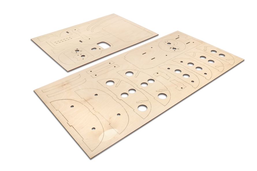 Hughes 500 1:6 Sky Fox bulkhead set