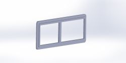 Ventilation window for sliding door 1:6