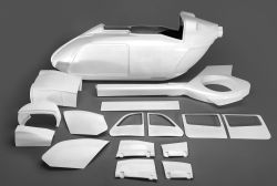 H145 T2 fuselage, 16 parts