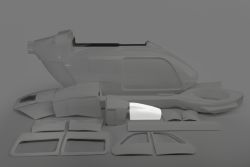 Front cowling H145 und EC145, GRP