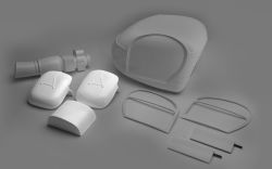 Fuel tank dummy 3-part 1.80m Lama