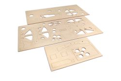 Hughes 500 1:5 Turbine bulkheads