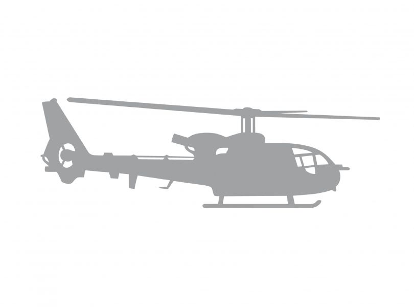 Car sticker Gazelle silver