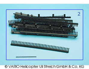 Plastic rivets, black