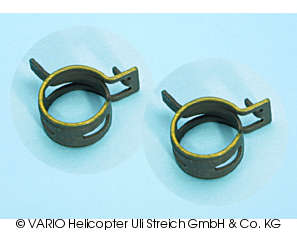 Spring clip for PTFE tube