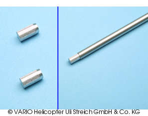 Connecting plug for tube 8 mm