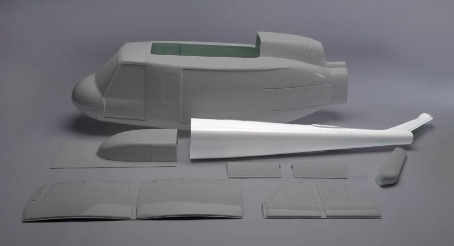 Bell UH 1:8 tail boom