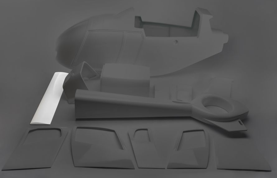 Horizontal stabilizer H120 1:4