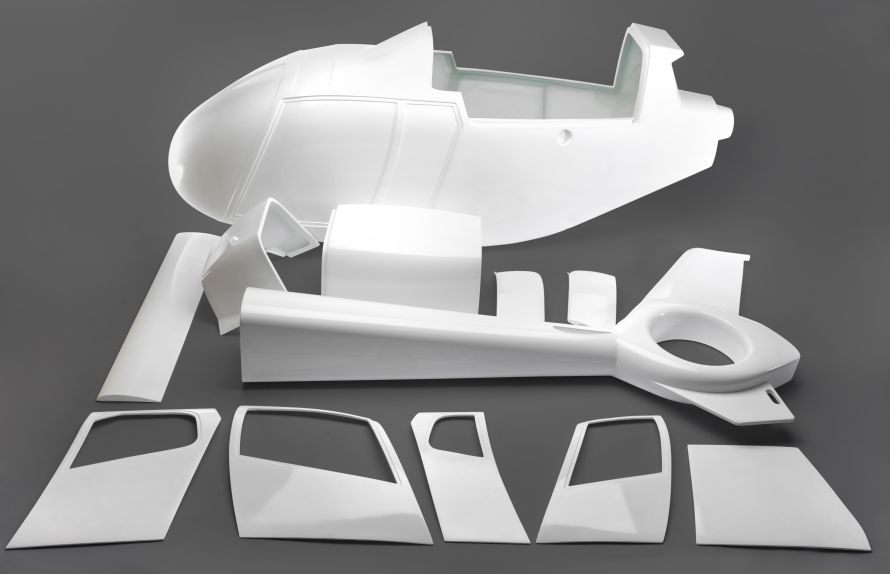 EC 120 fuselage, 12-piece