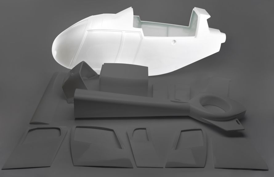 Front fuselage part H120 1:4