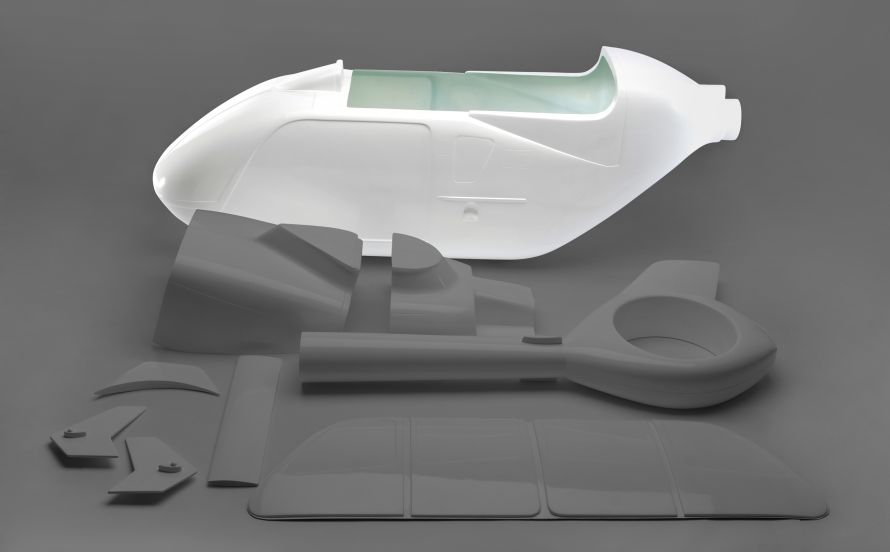 Front fuselage part H135 1:6
