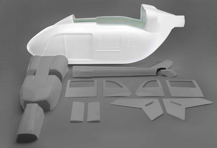 Front fuselage part EC145 1:6