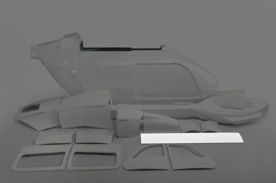 Horizontal stabilizers H145 XL, GRP