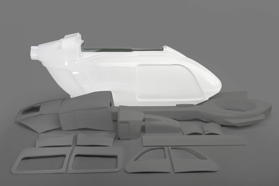 Front fuselage part H145 & EC145 XL, GRP