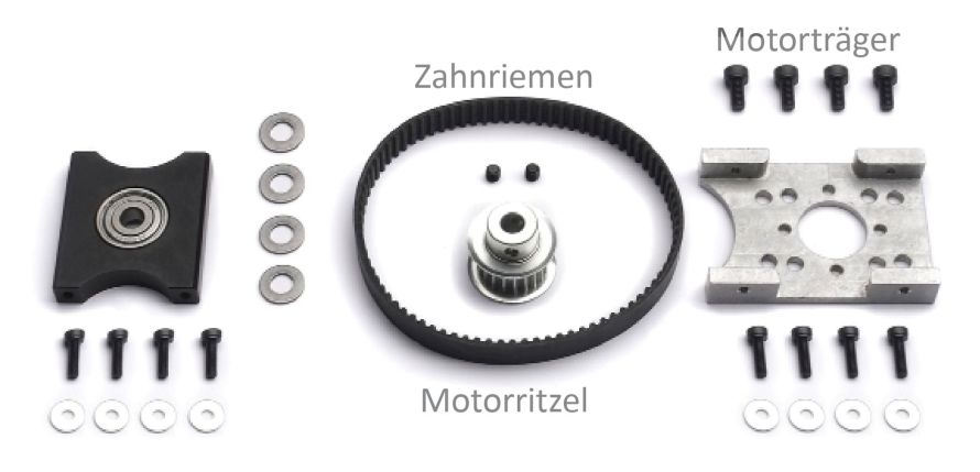 Drive set Lama 1.80 m WITHOUT motor/controller