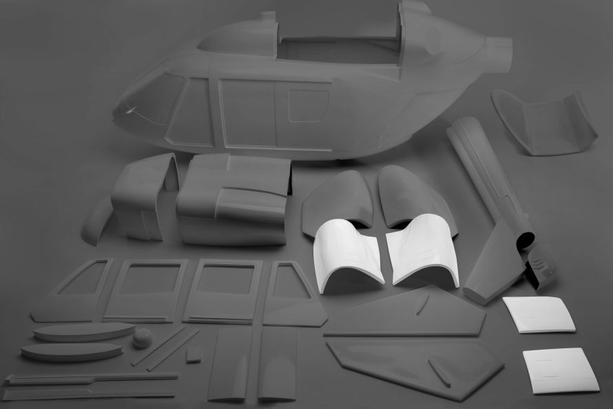BK 117 turbine fairing doors