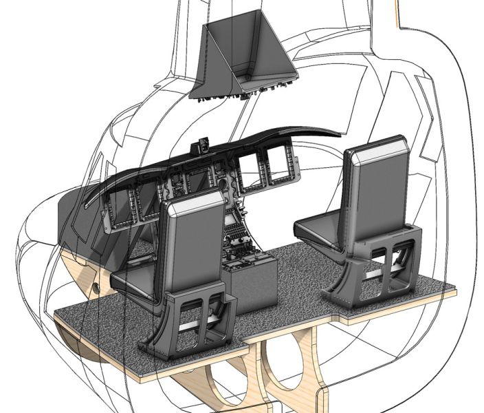 Chinook XL cockpit