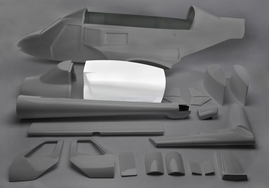 Airwolf 1:5 rear fairing