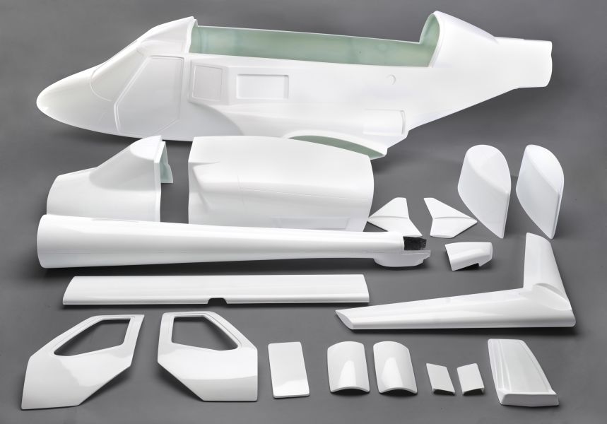 Airwolf 1:5 fuselage (19 parts)