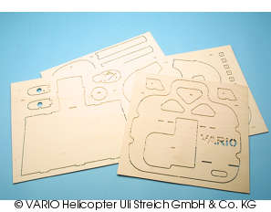 Bulkhead set UH-1B, for Sky Fox mechanics