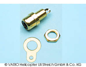 Contact socket gold-plated