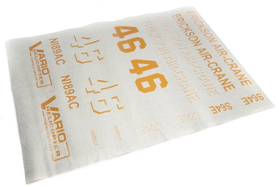 Painting template for inscription