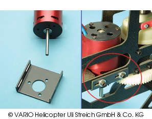 Motor support for electric motors