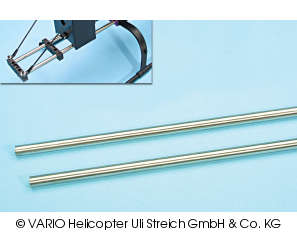 Lower stainless steel bearer tube 8 mm