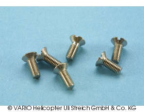 Slotted countersunk screw M 3 x 8 stainless steel
