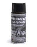 Transparent-spray black