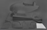 Door for storage compartment right H120 1:4