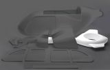 Tail boom for EC 135 (1:4 scale)