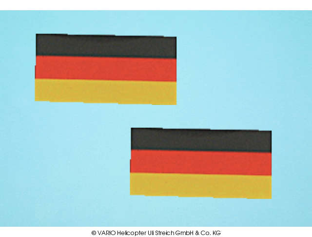 German flag small set (sticker+transfer)Ord.No. 10/45